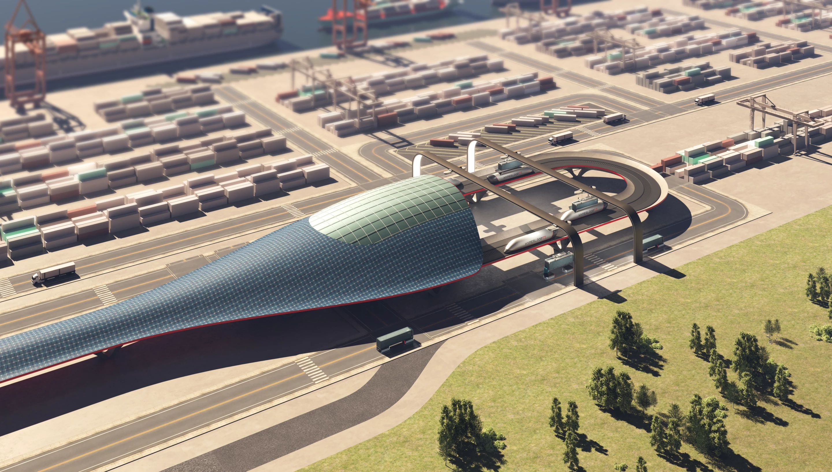 Sure is a pretty shipping hub