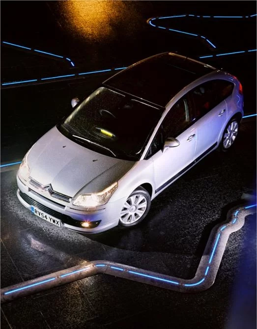 The stunning lines of the Citroen C4