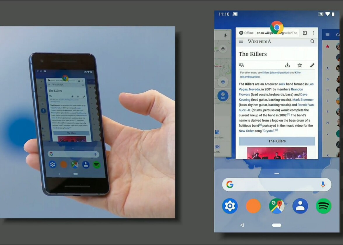 The navigation experience is being simplified in Android P