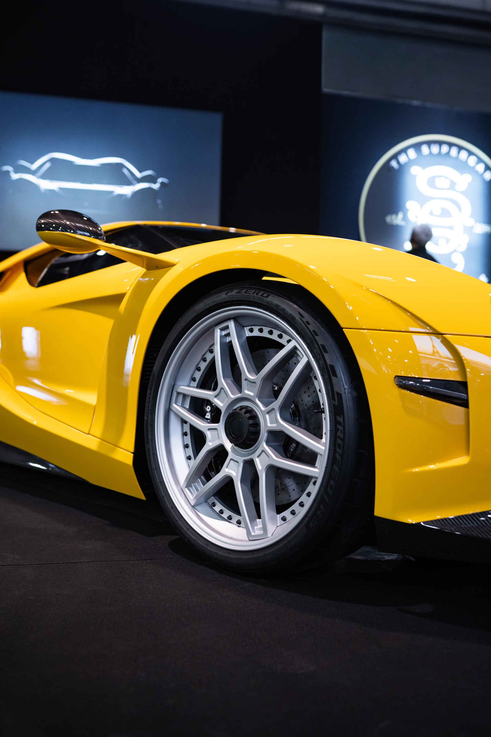 Bilstein carbon fiber brakes behind the 21-inch wheels provide stopping power for the 01 Zagato