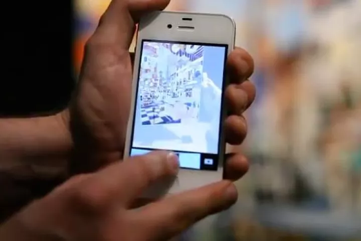 The Repentir app allows users to see how the painting "Transamerica" was created