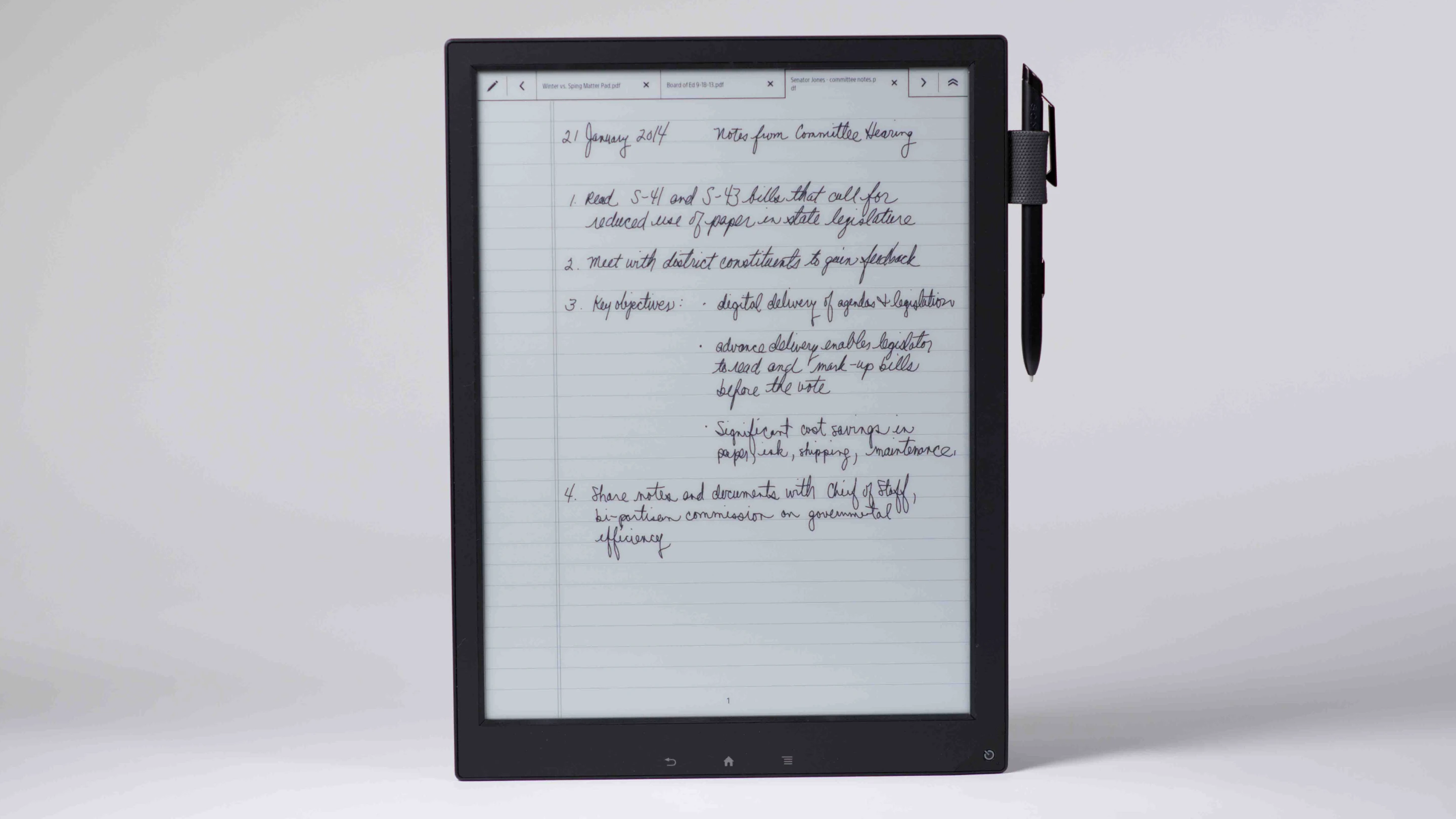 Digital Paper features 4 GB of internal storage and a microSD card slot for additional storage