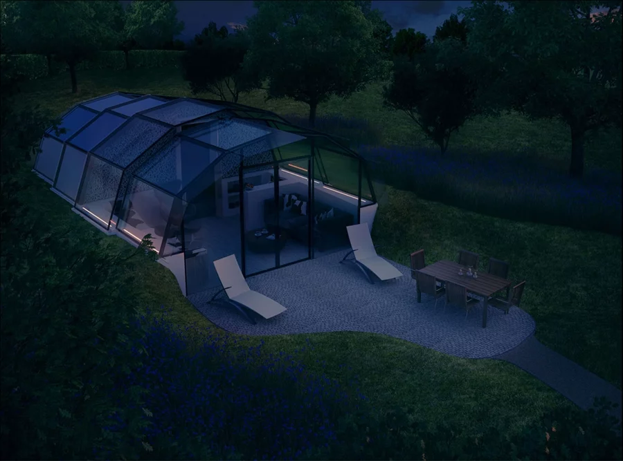 The Photon Space at night (Image: The Photon Project)