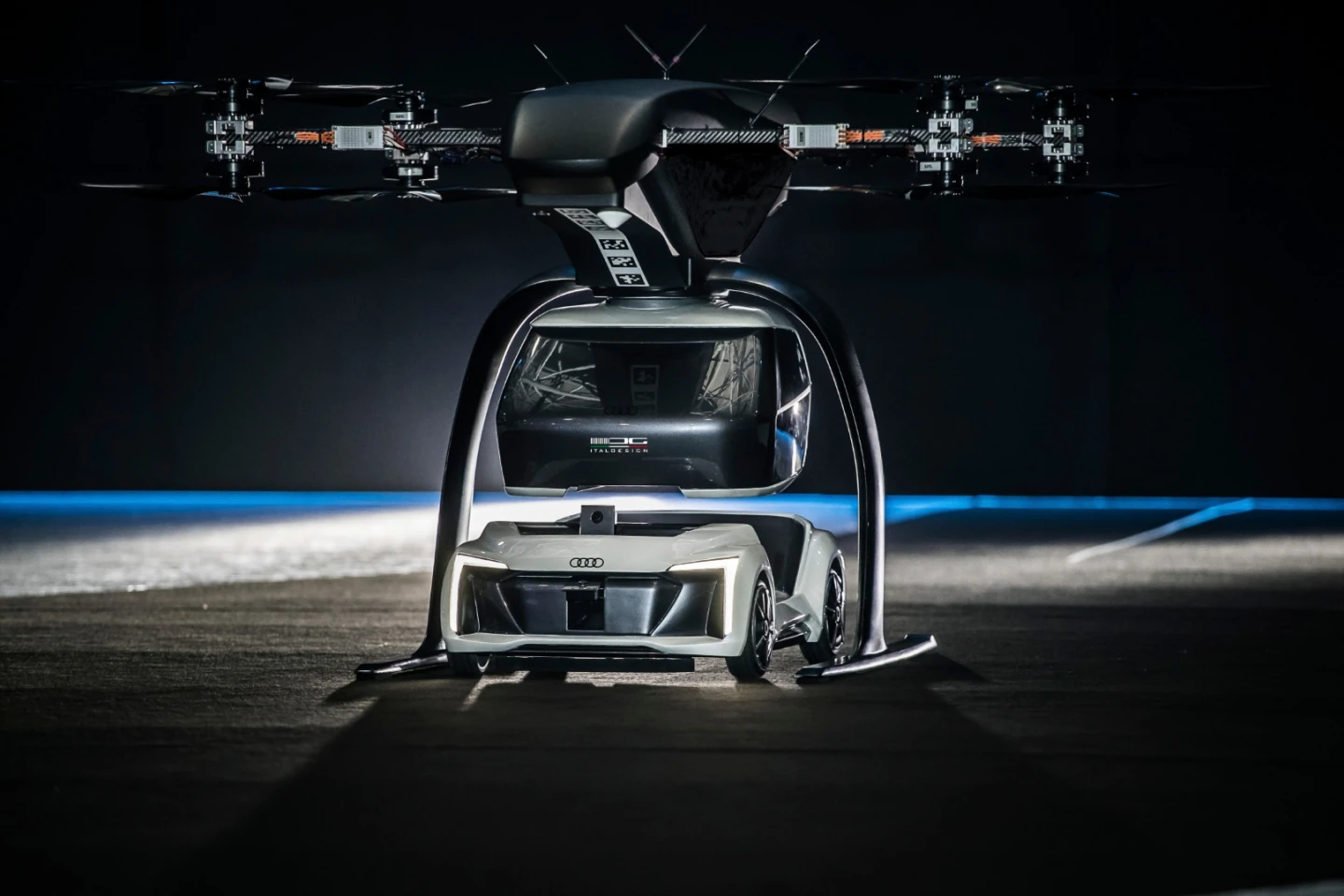 Audi said earlier in 2018 it doesn’t expect its Pop.Up Next system to take flight for seven to 10 years