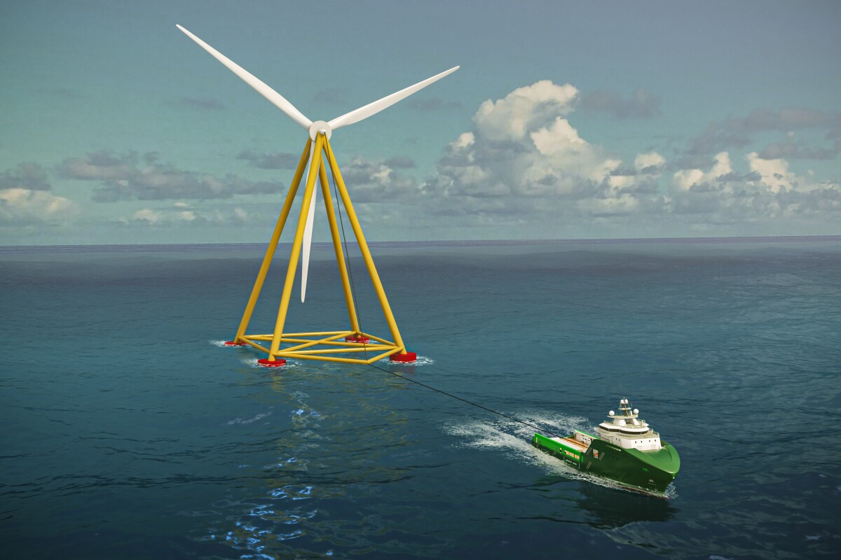 Xây dựng và bảo trì trên bờ, sau đó kéo nó ra và móc lên