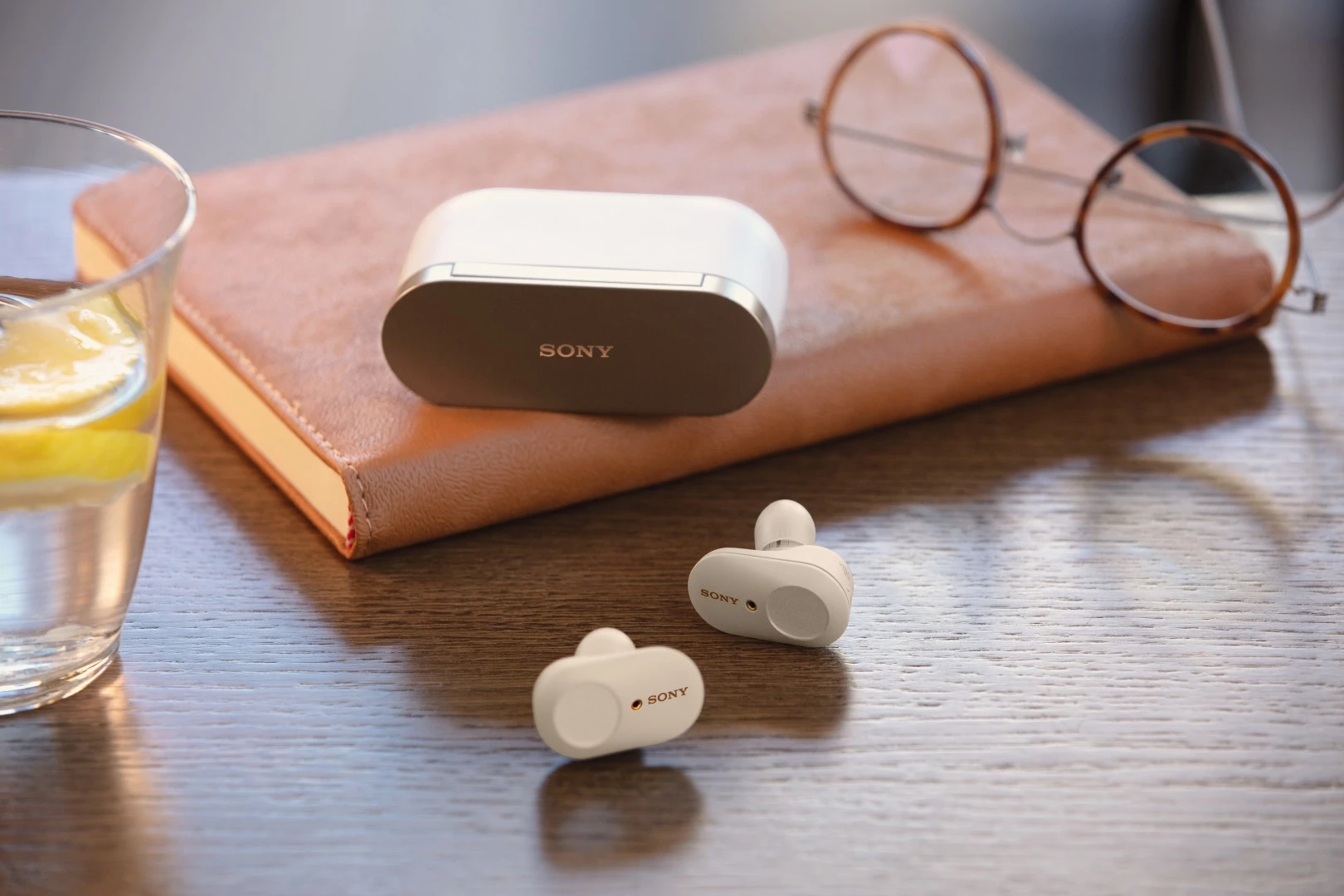 The WF-1000XM3 true wireless earphones are available in black or white