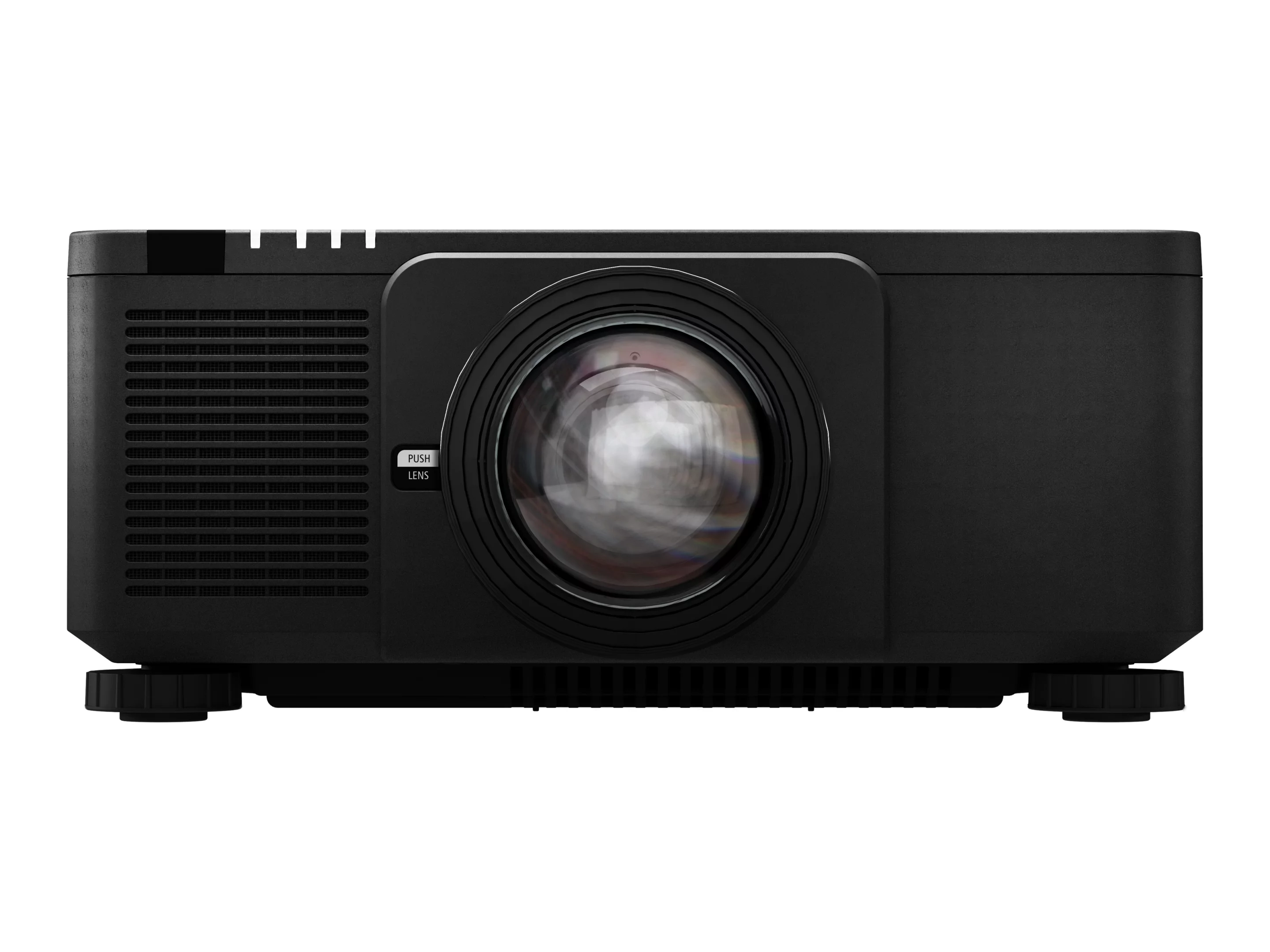 Sharp reports that the XP-X17Q installation projector allows for "easy installation due to six motorized lenses, 360-degree roll free capabilities and motorized lens controls"