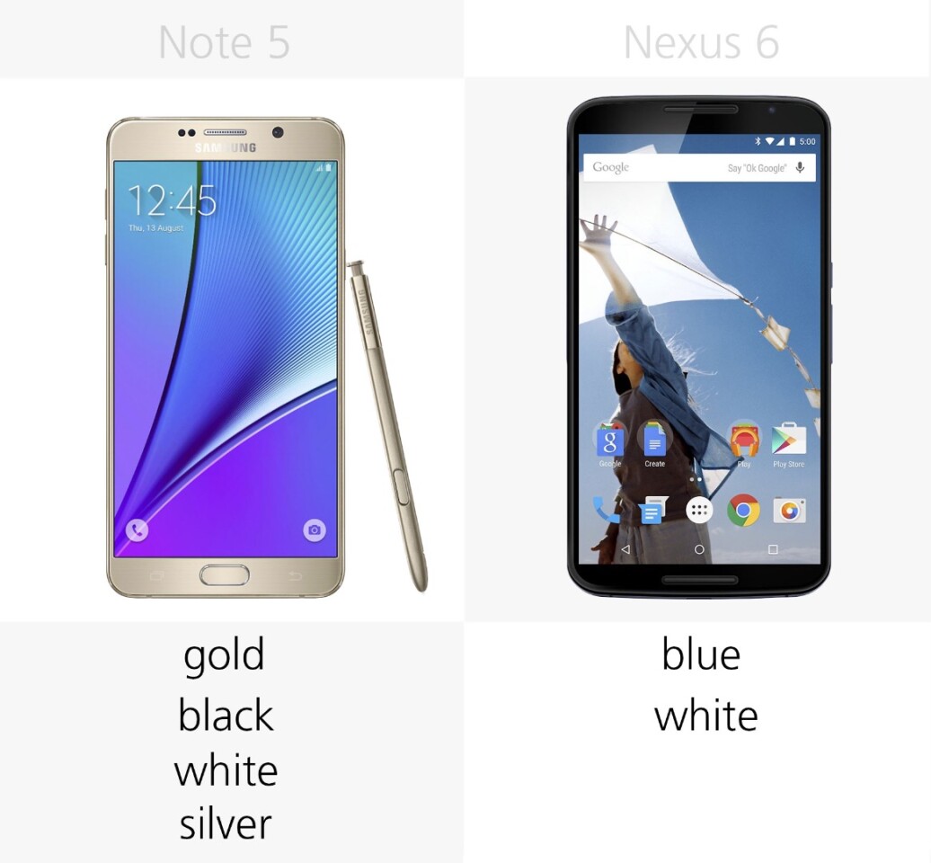 Color options