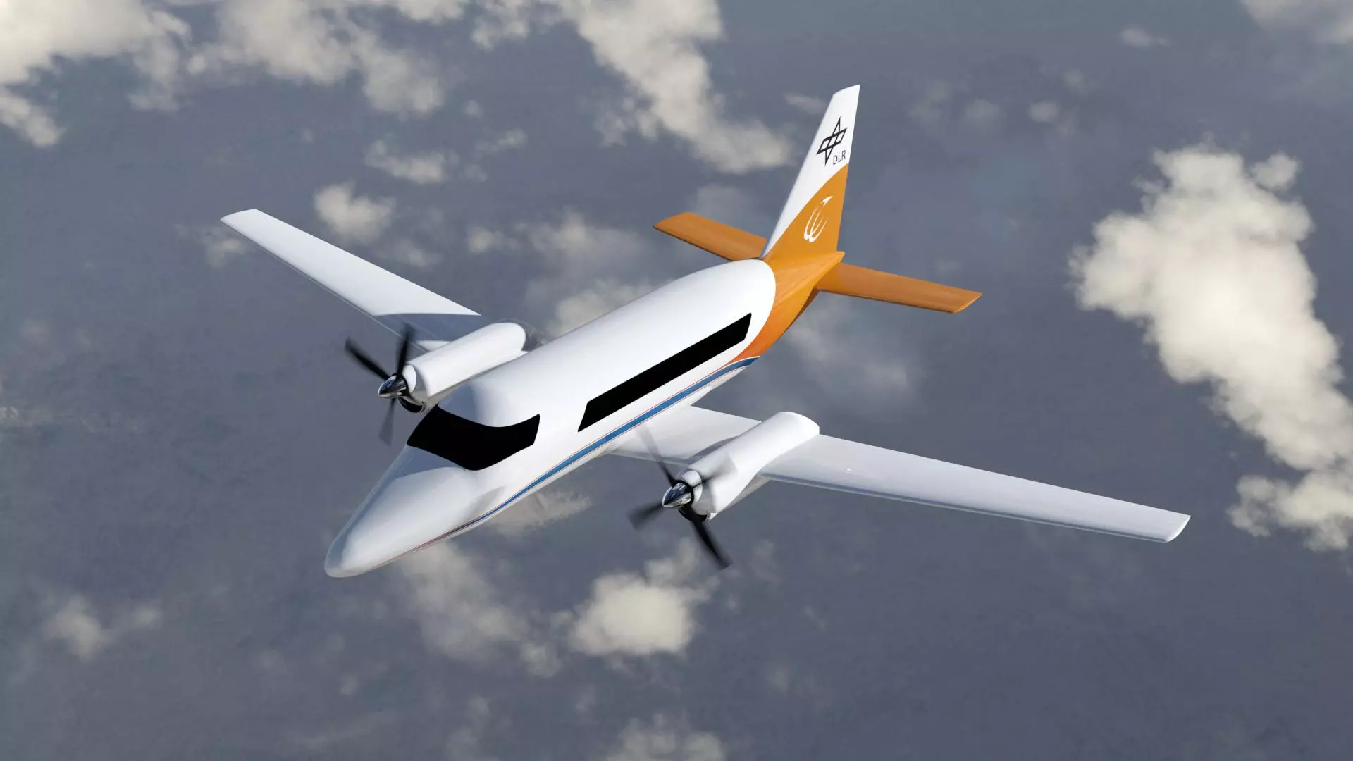 Artist's concept of a hybrid-electric commuter aircraft