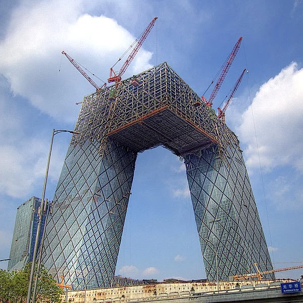 CCTV headquarters under construction