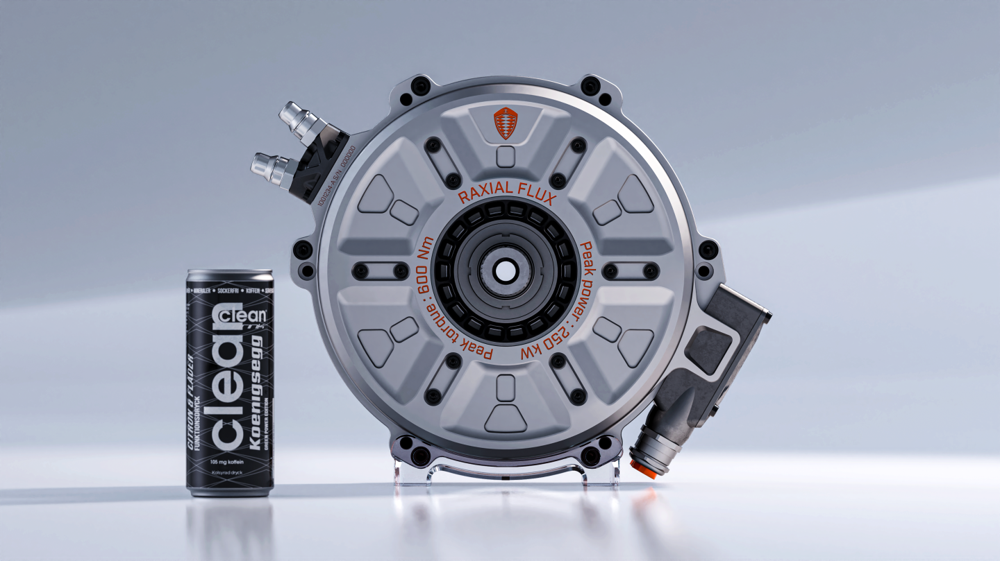The torque-dense Quark motor weighs in at 66 lb and measures just 13 inches wide
