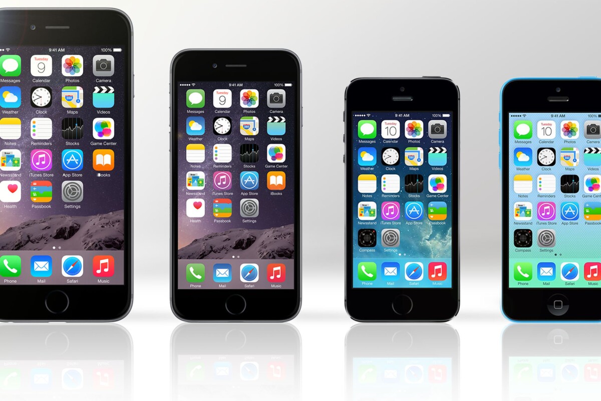 zakdoek Fabriek door elkaar haspelen iPhone 6 Plus vs. iPhone 6 vs. iPhone 5s vs. iPhone 5c