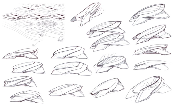 The Autonomo concept design process. (Image: Charles Rattray)