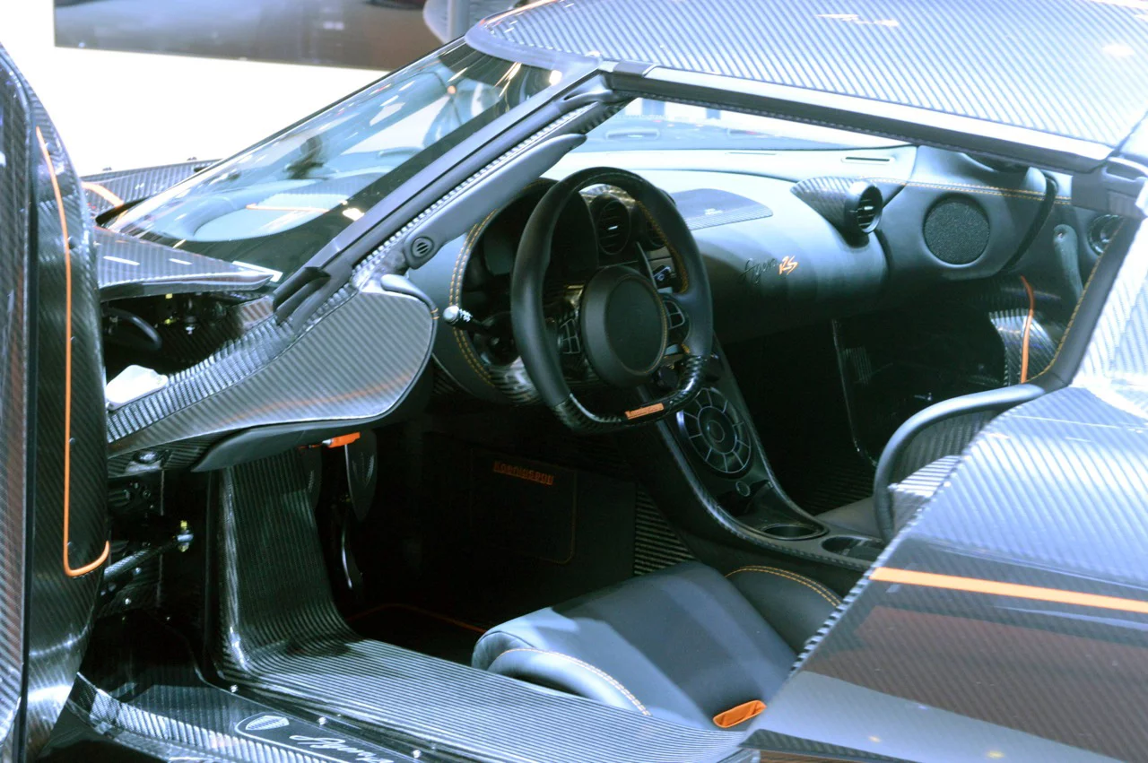 The Koenigsegg Agera RS interior shows a high level of attention to detail (Photo: C.C. Weiss/Gizmag.com)