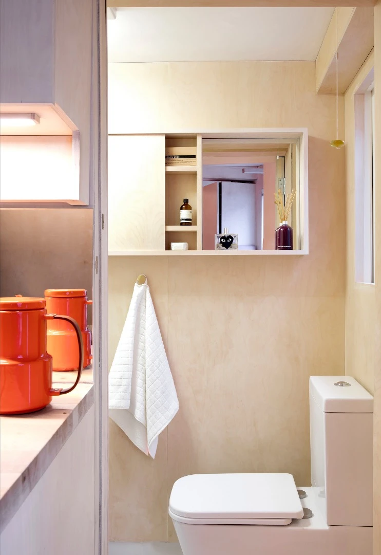 The 13 sq Metre House's small bathroom
