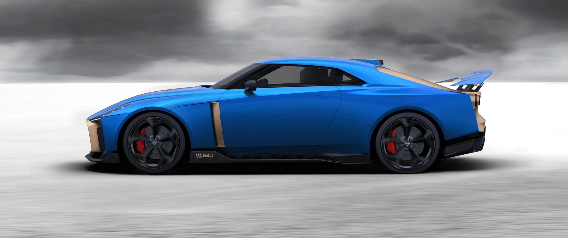 There has been no change to the exterior of the Nissan GT-R50, sans some color options, from its Goodwood debut