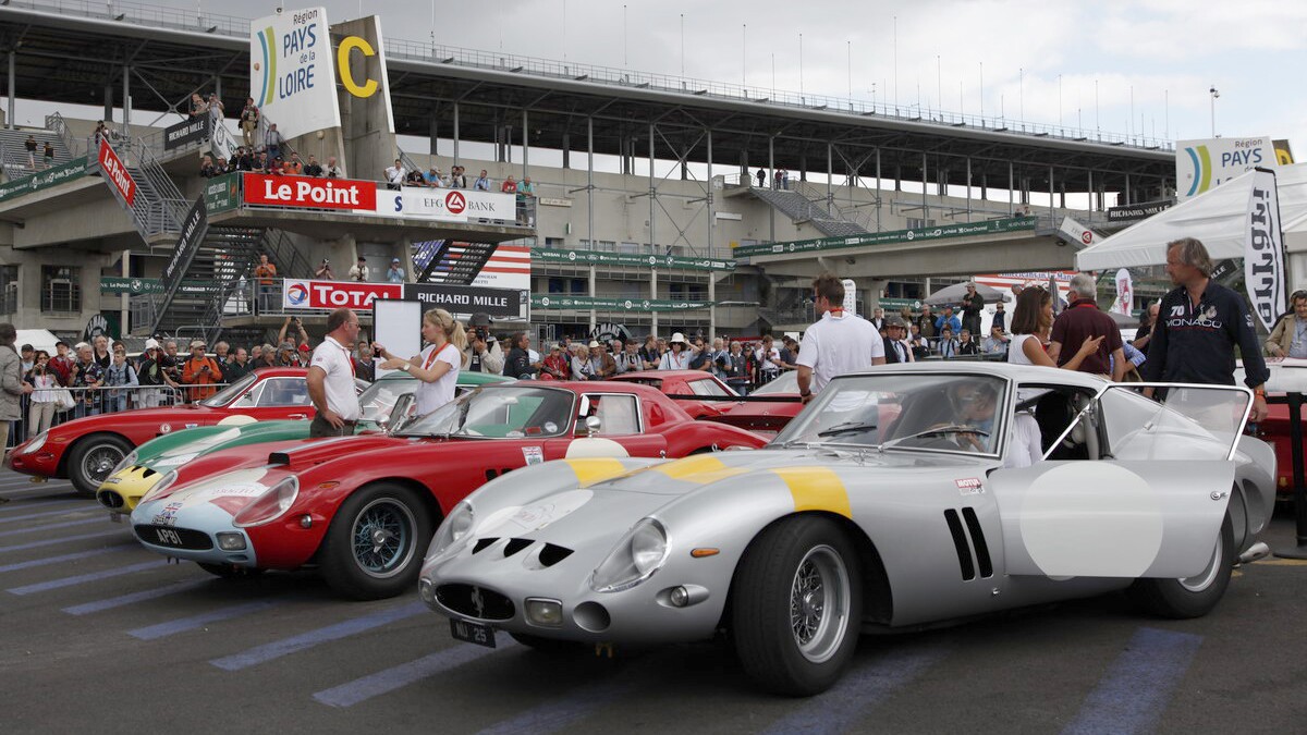 Lord Anthony Bamford owns two Ferrari 250 GTOs. That is his #4399GT above