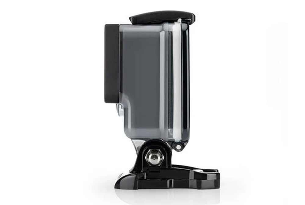 The GoPro Hero+ LCD action camera is rugged and waterproof to 40 m (131 ft)