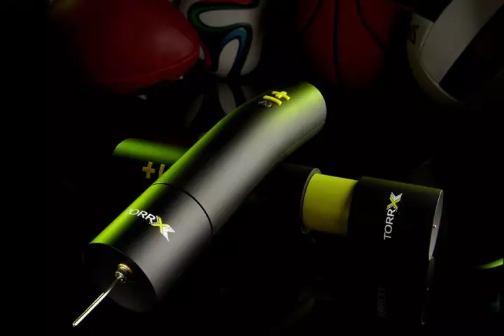 The TorrX is designed to take the guesswork out of pumping sports balls