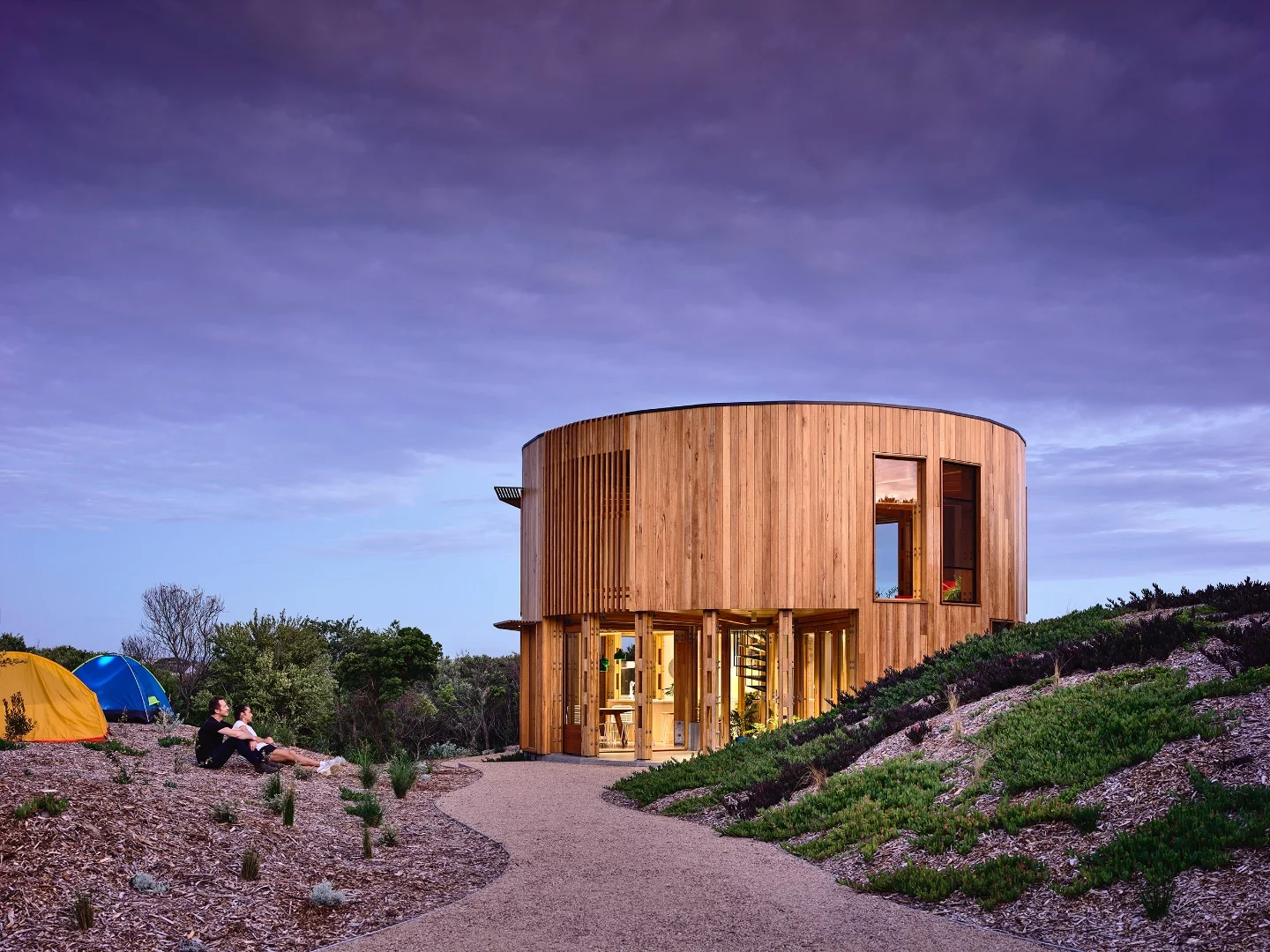 St Andrews Beach House has a build radius of under 5 m (16 ft)