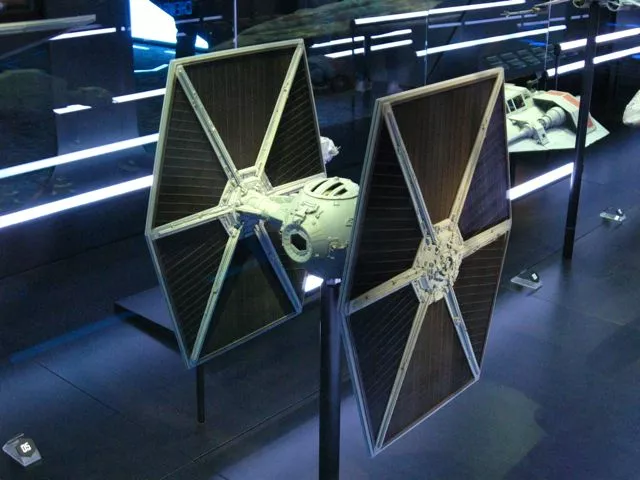 A model TIE fighter