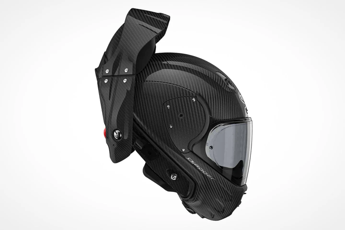 Roof's ingenious helmet design doesn't require a chin strap