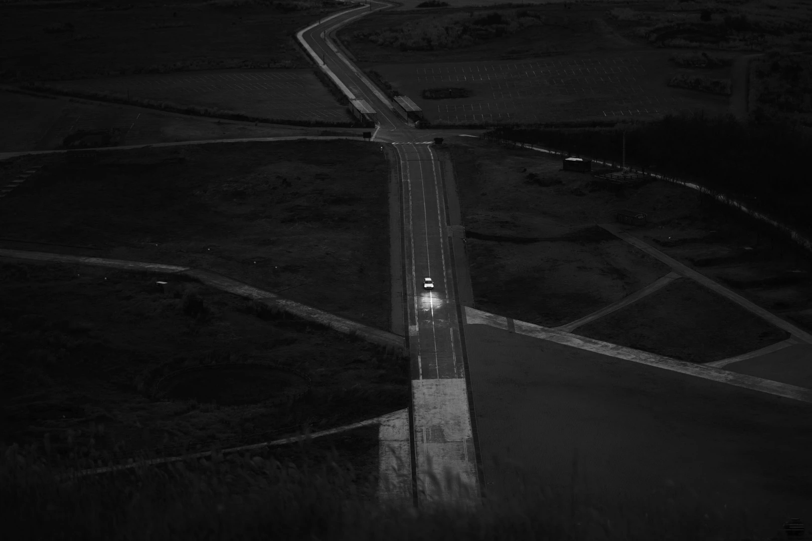 The road to Jeju Island volcano