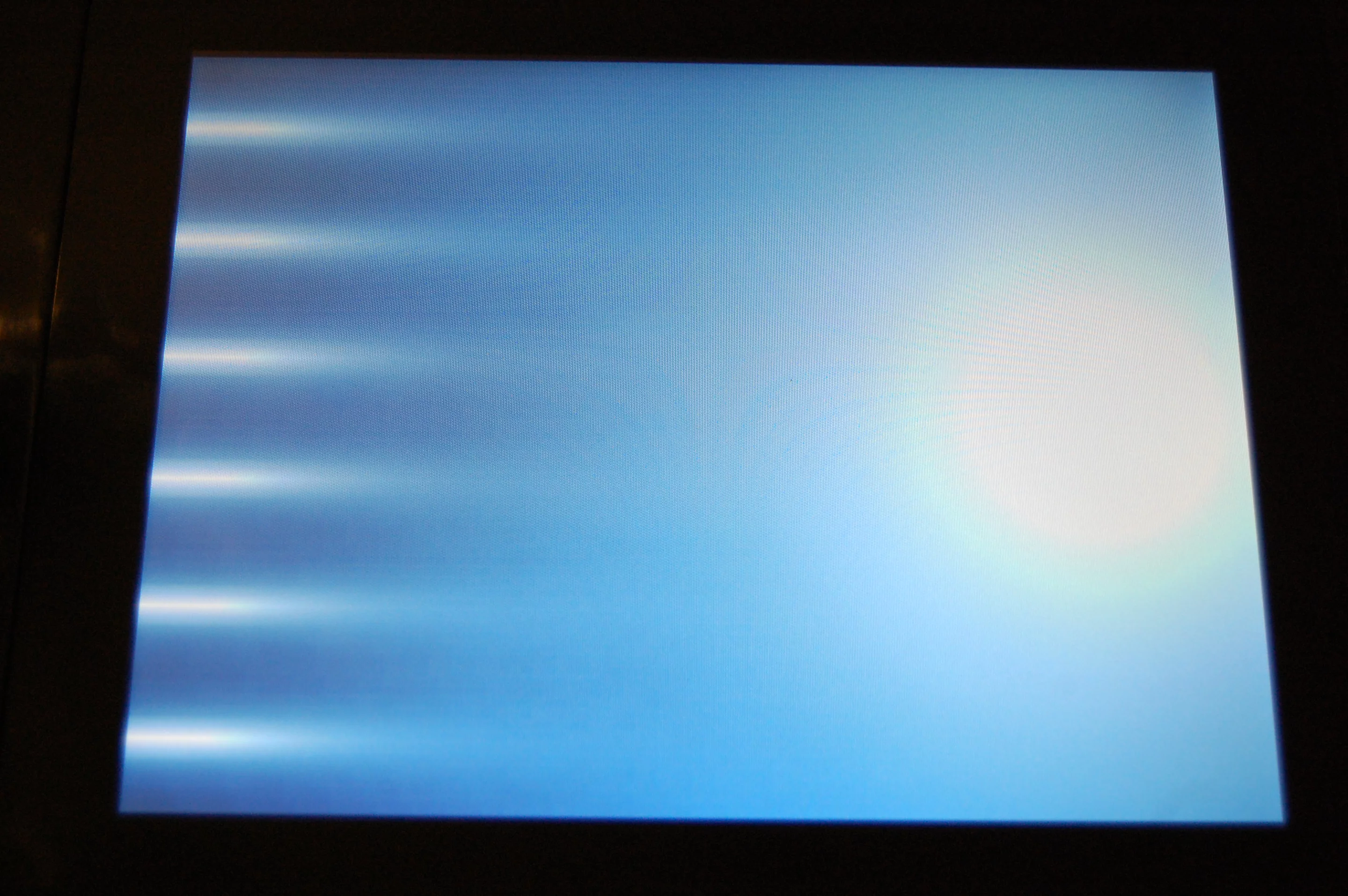 The Strings mode puts a set of digital string ends at the neck end of the display, which light up when touched and sound the corresponding note on that row of buttons