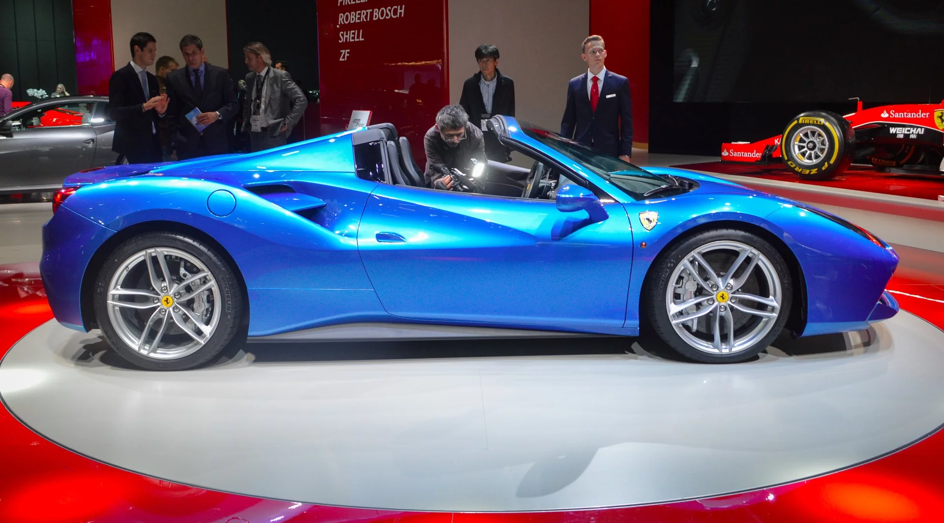 World premiere of the Ferrari 488 Spider
