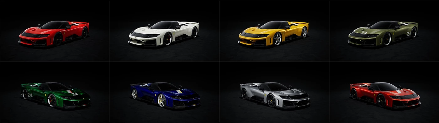 Lucky shoppers who snapped up the 799 examples of the F80 got to choose from these eight stunning colorways