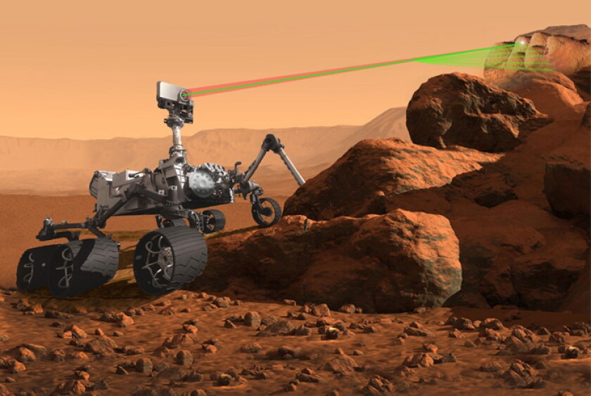 Artist impression of the Mars 2020 rover