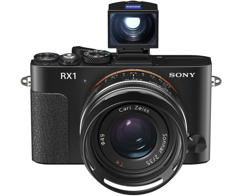 The RX1 has no built-in viewfinder but users can attach optional units can be attached to the camera's multi-interface shoe mount