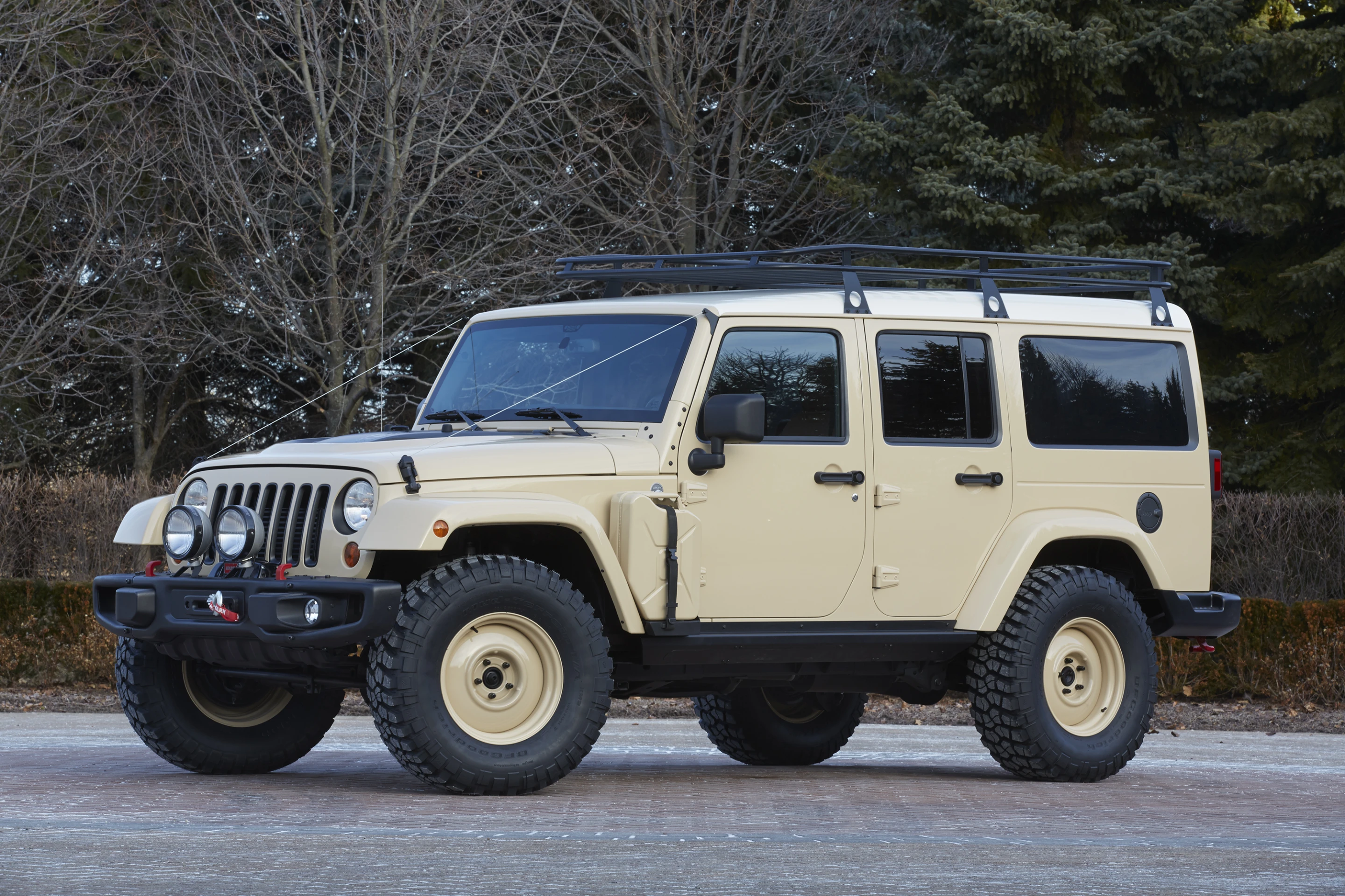 The Wrangler Africa is ready for safari