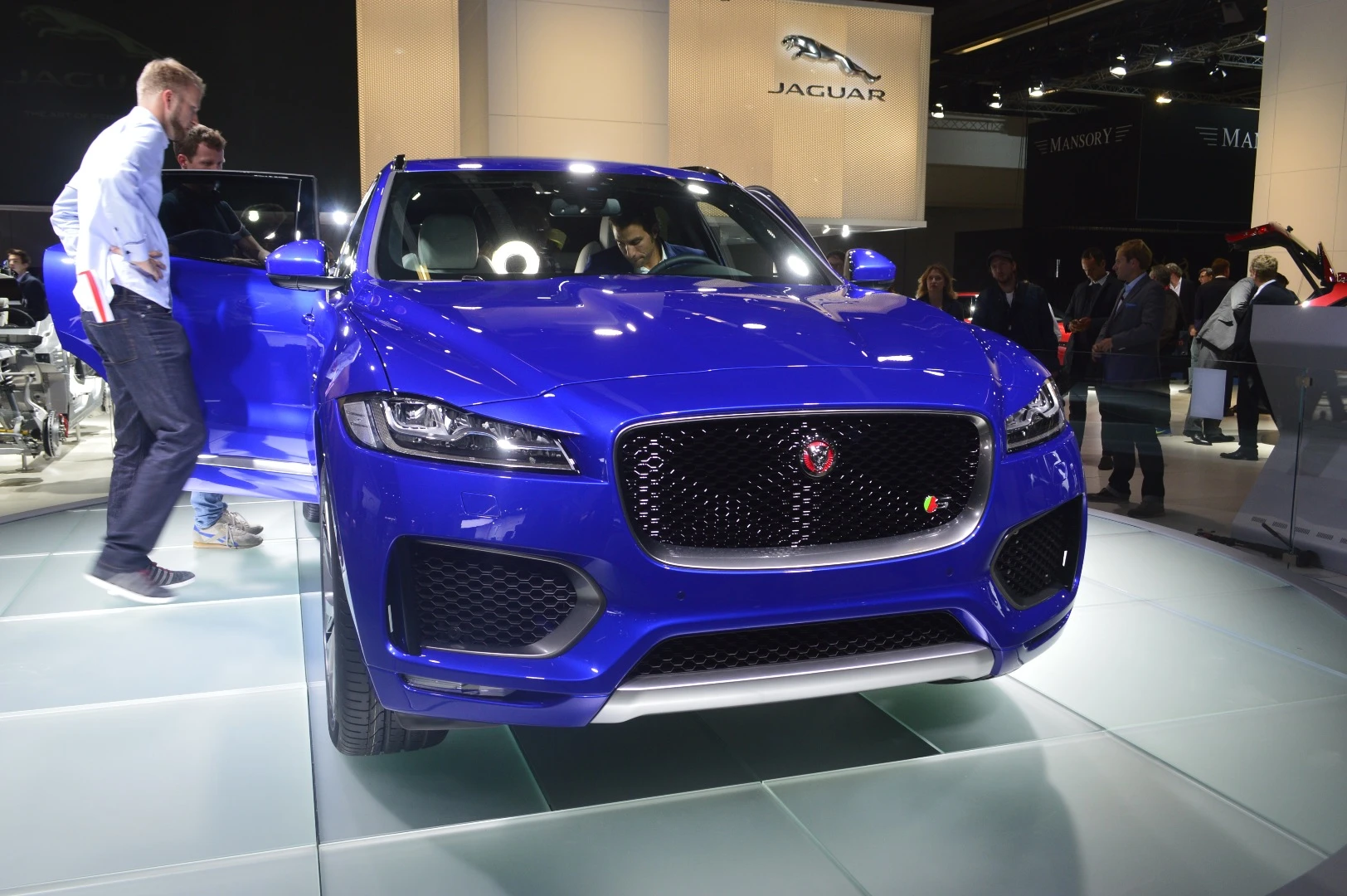 The F-Pace in Frankfurt