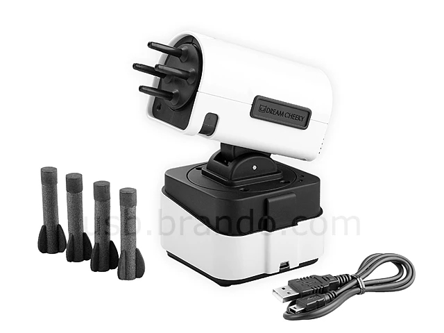 The iLaunch Thunder allows you to shoot missiles at unsuspecting victims up to 25 feet away
