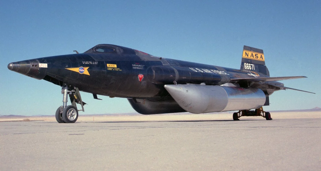X-15 with additional fuel tanks