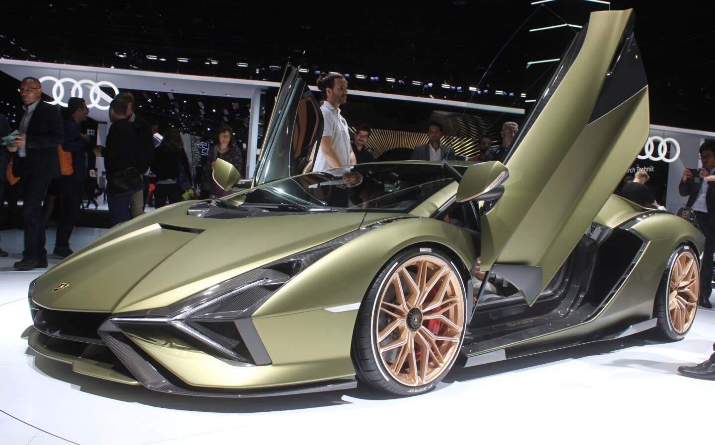 Lamborghini has named the debut model the Sián FKP 37, in honor of Ferdinand K Piëch, the former VW chairman who passed away in August