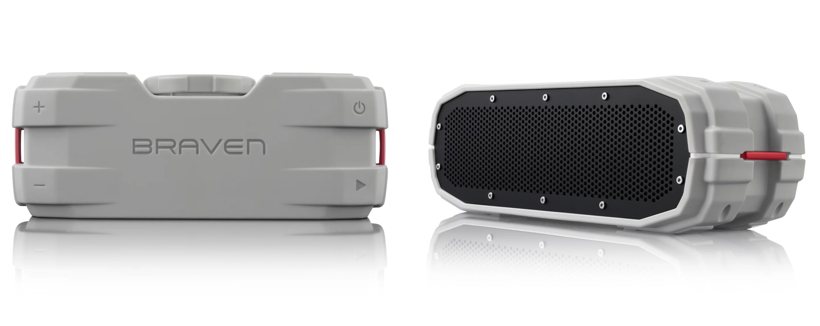 Playback and volume control can be adjusted from the speaker itself