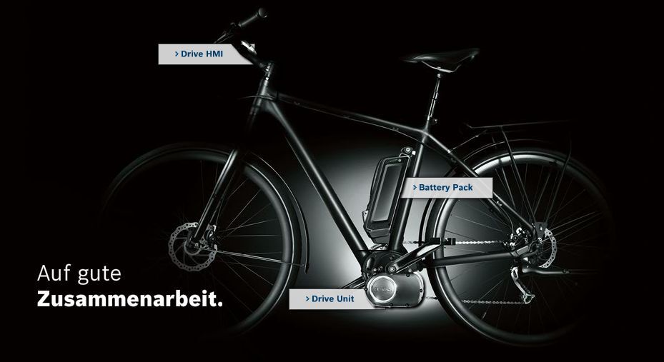 The Bosch electric bicycle drive system