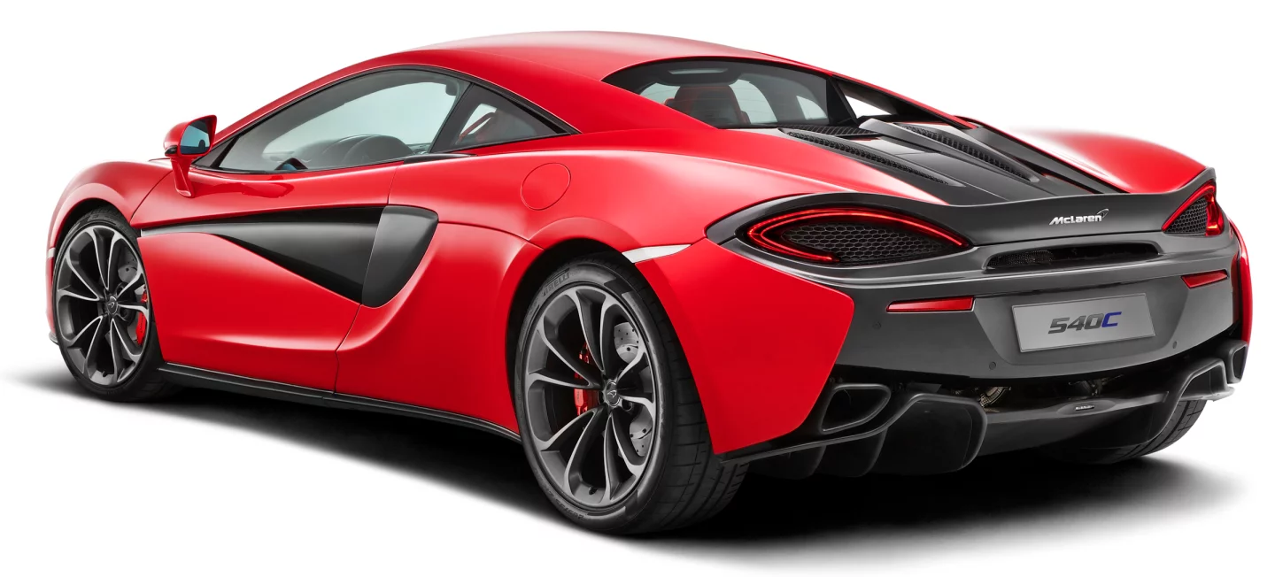 McLaren's brake steer system is present on the 540C