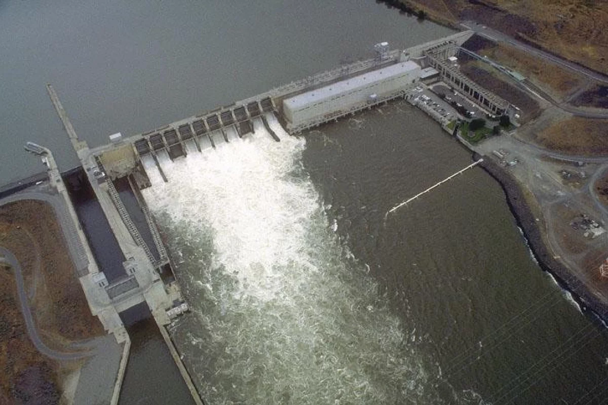 The Ice Harbor Dam in Washington state where Sensor Fish testing is done