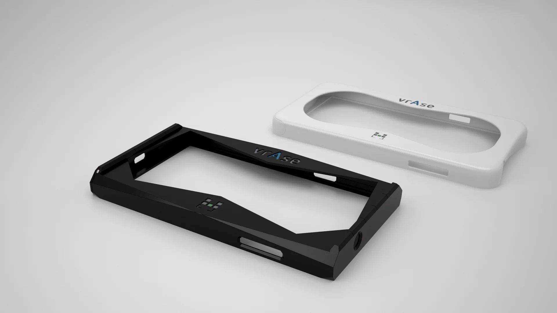 Rather than providing differently sized models, the vrAse employs a modular design, so new cases and lenses can be swapped in when needed