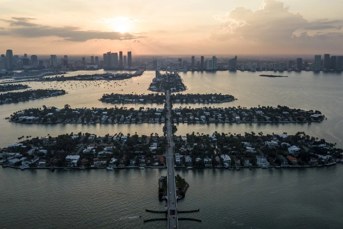The famous Venetian Islands in Miami