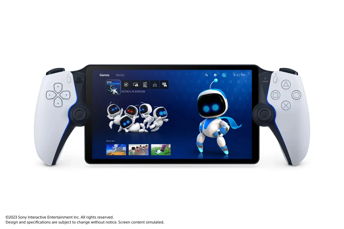 The Portal boasts an 8-inch LCD screen and connects to a PS5 via Wi-Fi