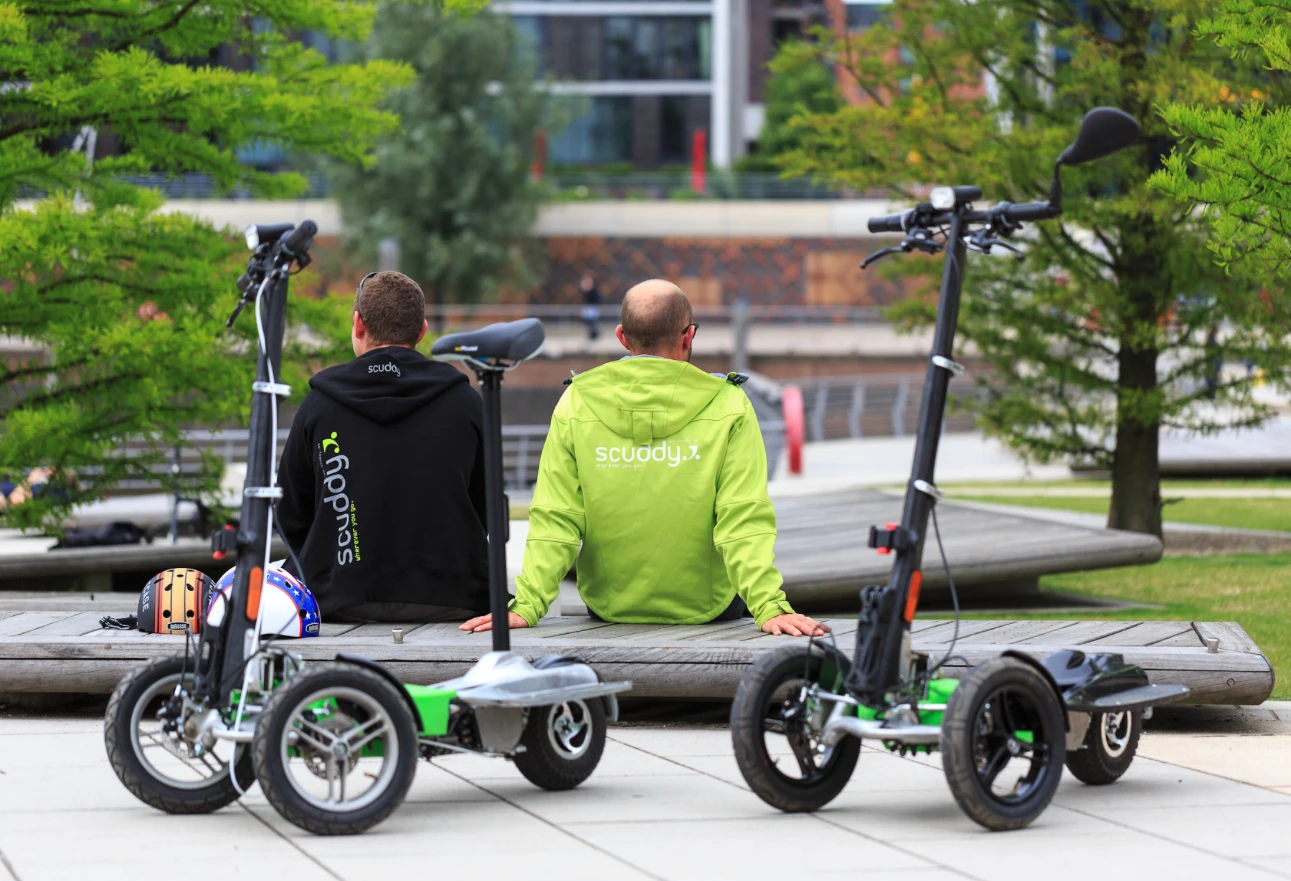 Scuddy recently began selling its scooter in Europe