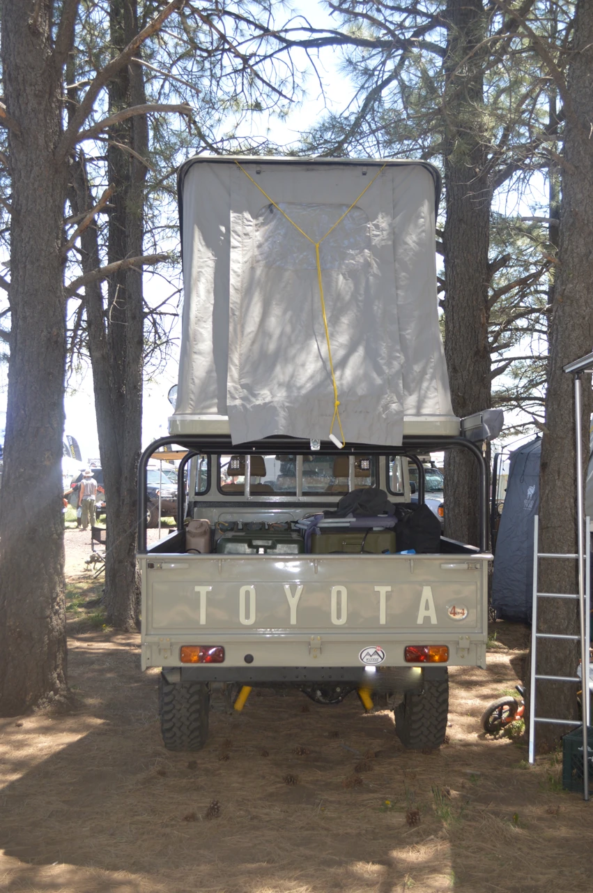 This Toyota Land Cruiser pickup was one of our favorite finds at the show