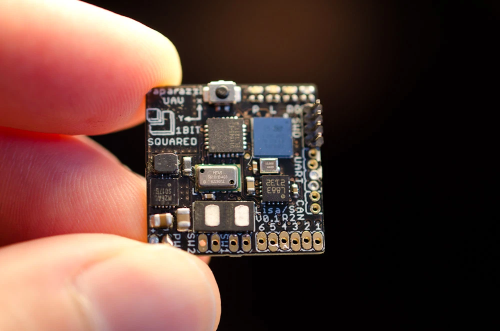 A UAV with the world's smallest autopilot can fly longer and carry more payload