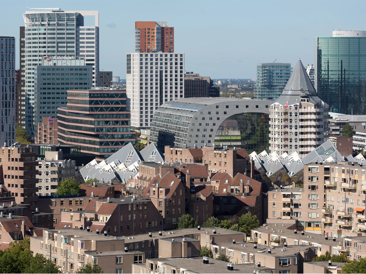 A view of the Markhal and its surrounding area