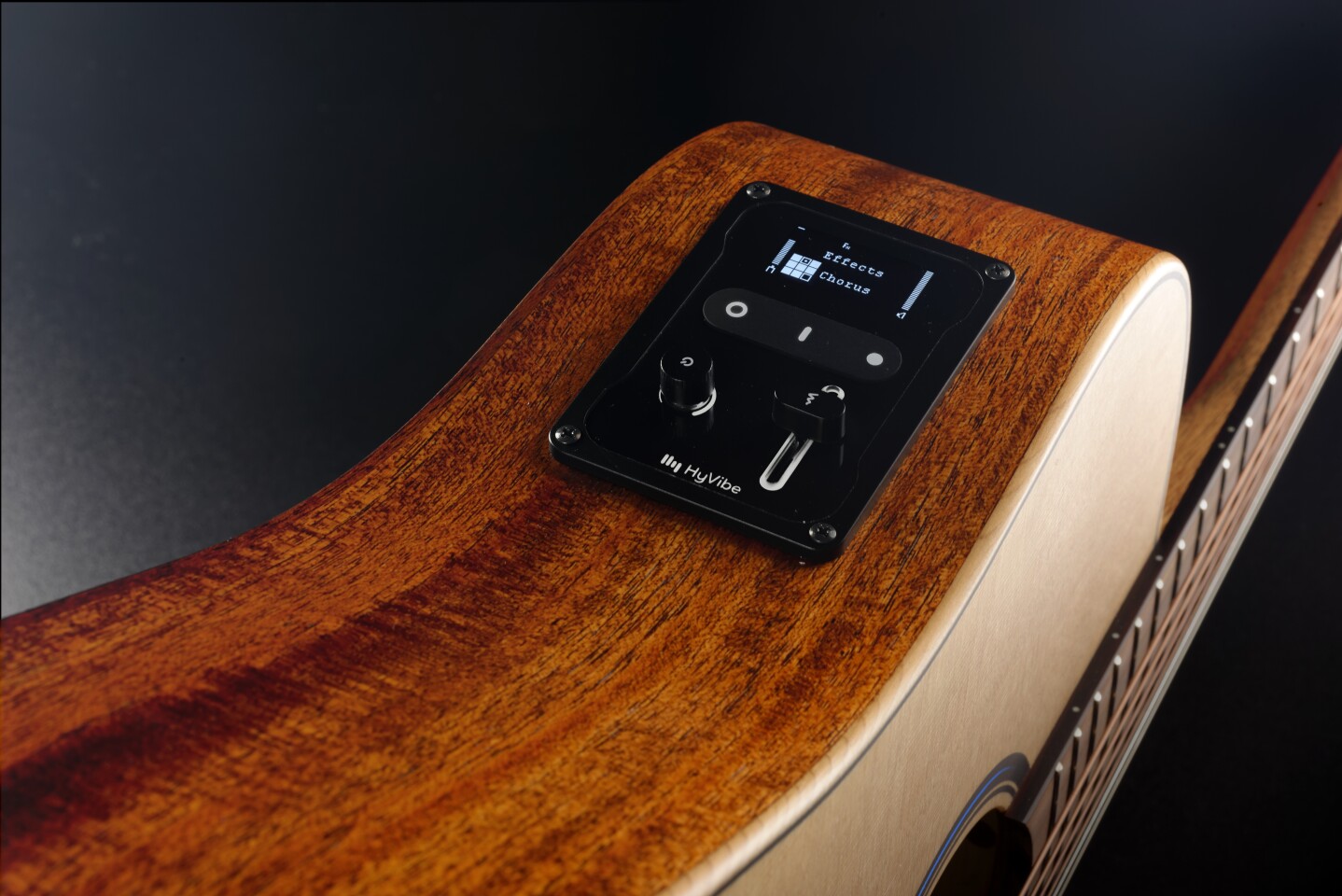 HyVibe's smart guitar technology is now available in kit form, for installation into any acoustic guitar