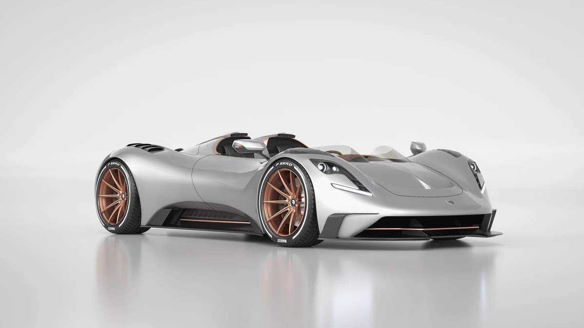A long, low, mean look for the Project S1 Spyder